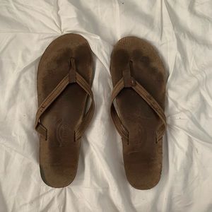 Rainbow Sandals Flip Flops Expresso Brown Size M